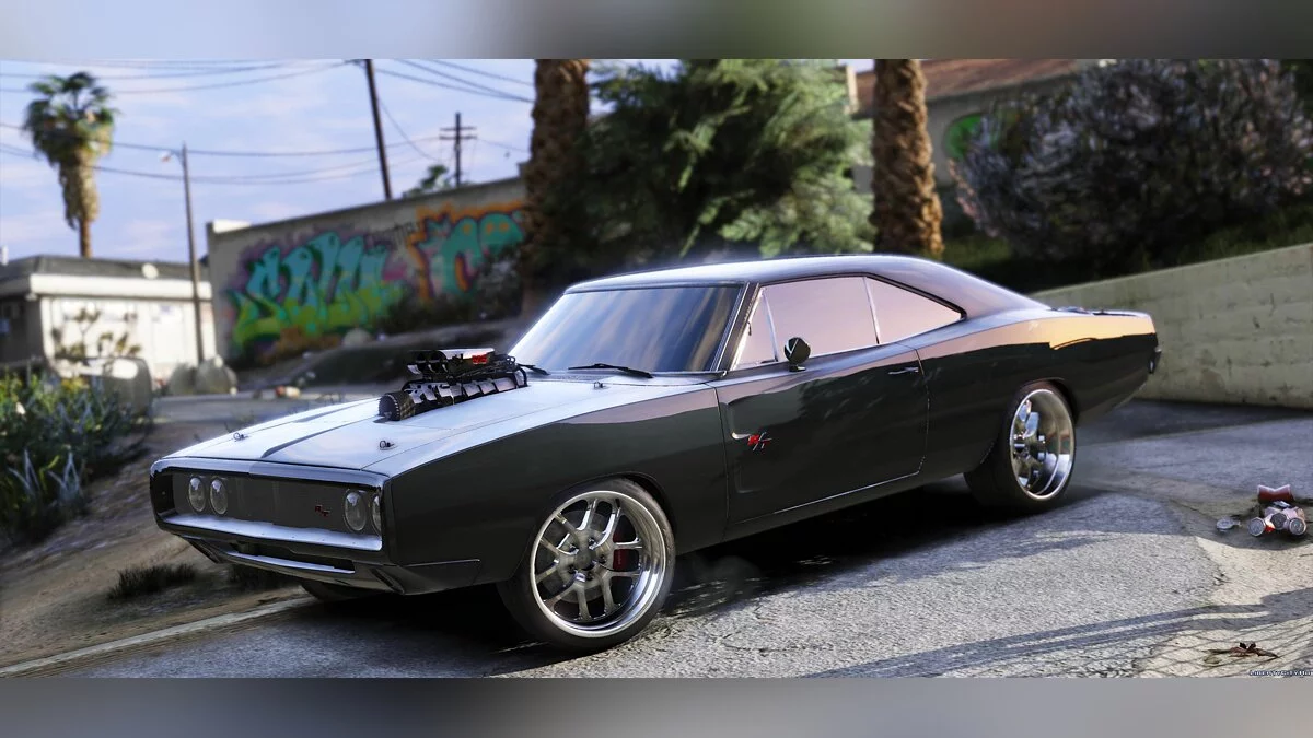 Dom's 1970 Dodge Charger (Furious 7) [Working Blower | Add-On | LODs] 1.3 / GTA 5