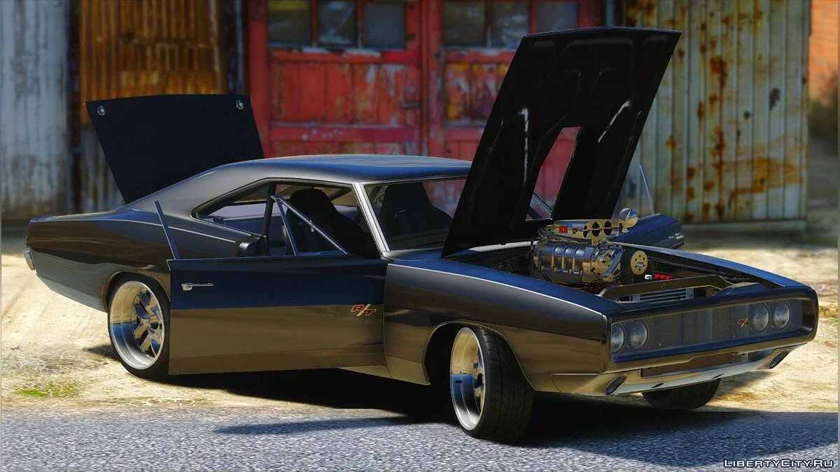 Dom's 1970 Dodge Charger (Furious 7) [Working Blower | Add-On | LODs] 1.3 / GTA 5
