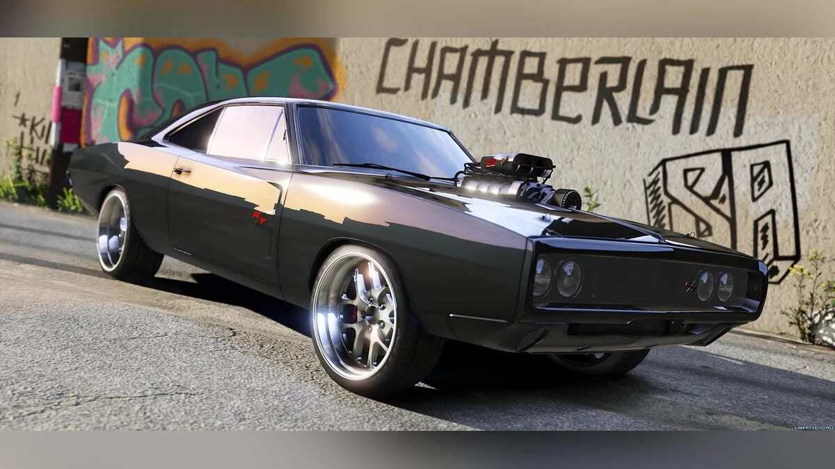 Dom's 1970 Dodge Charger (Furious 7) [Working Blower | Add-On | LODs] 1.4 / GTA 5