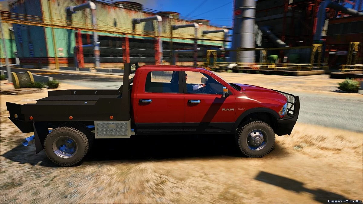 2010 Dodge Ram 3500 Steel Flatbed [Add-On] 1.0 / GTA 5