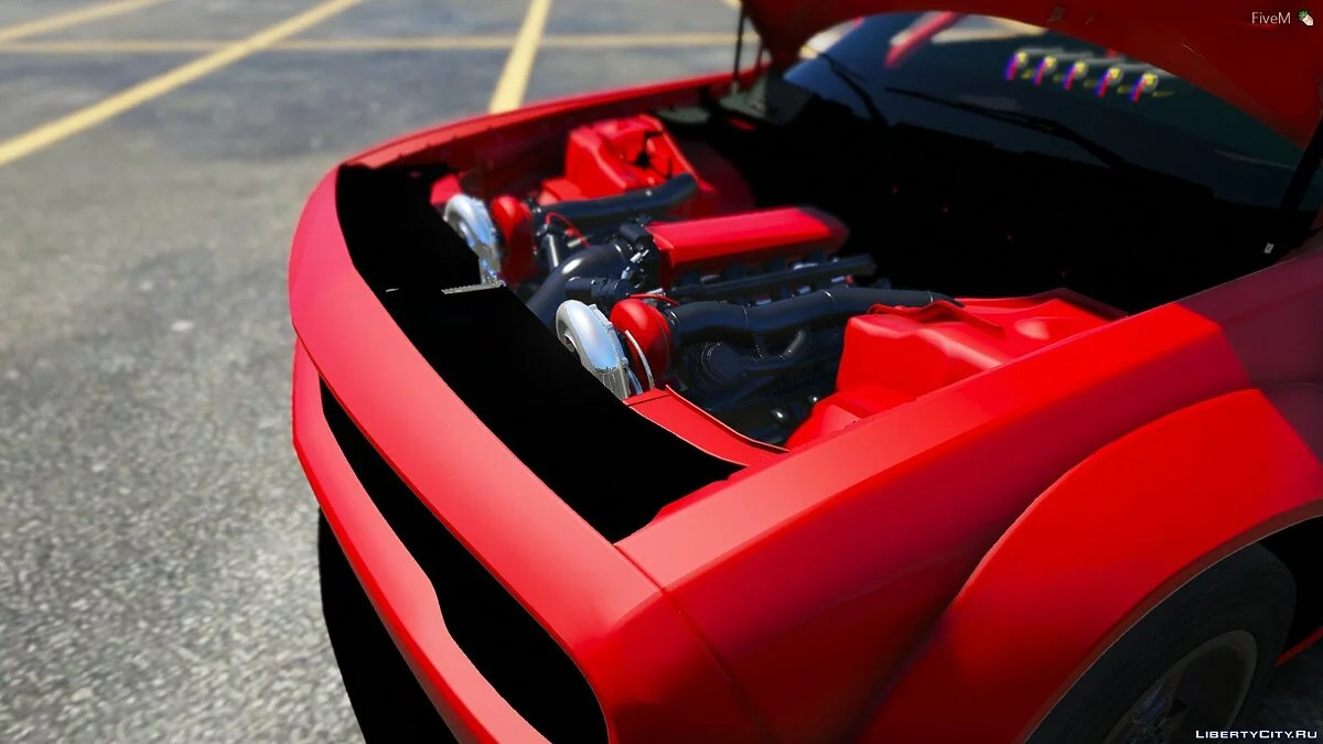 Dodge Demon Drag Car [Add-On | FiveM] 1.0 / GTA 5