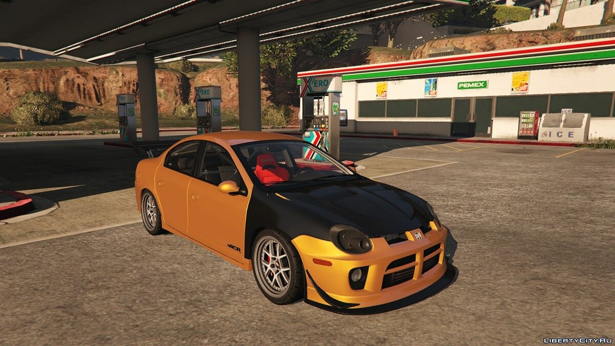 Скачать Dodge Neon Srt-4 [Add-On | Tuning | Template | UNLOCK] 1.0 для GTA 5