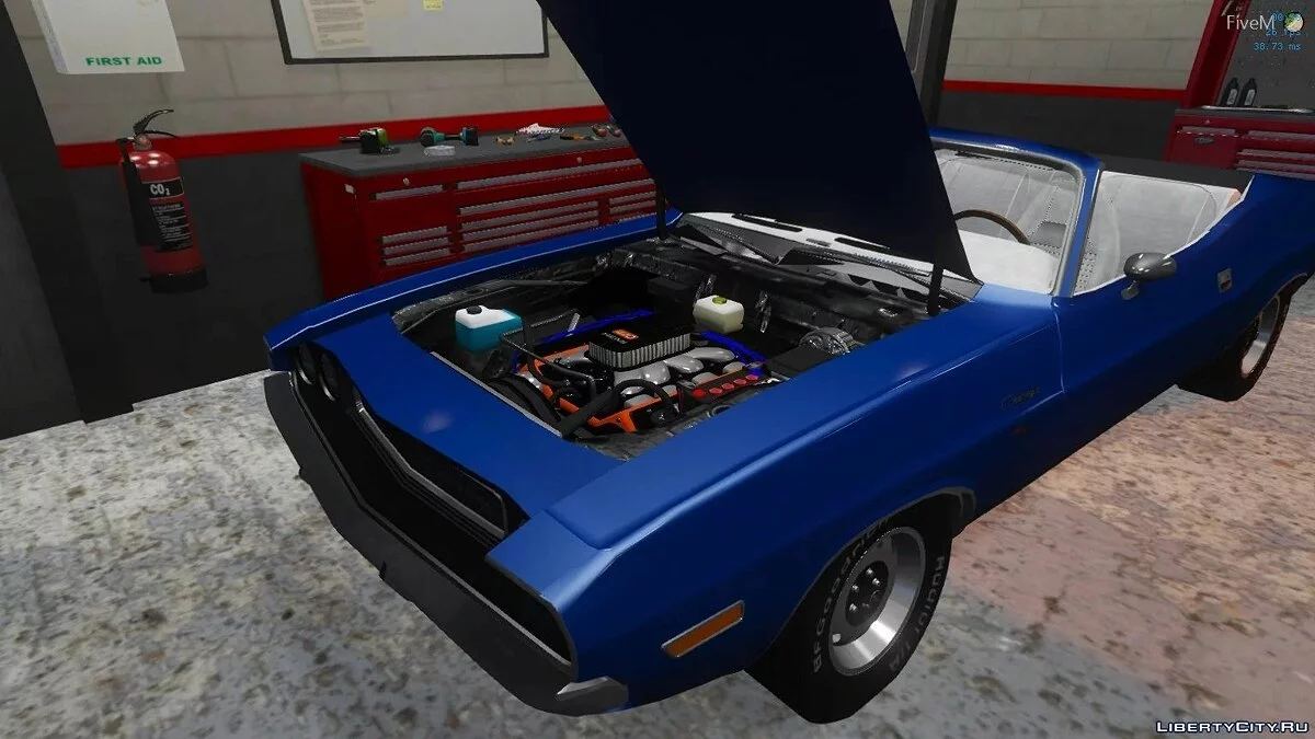 1970 Dodge Challenger Convertible | Fivem Ready | Replacement / GTA 5