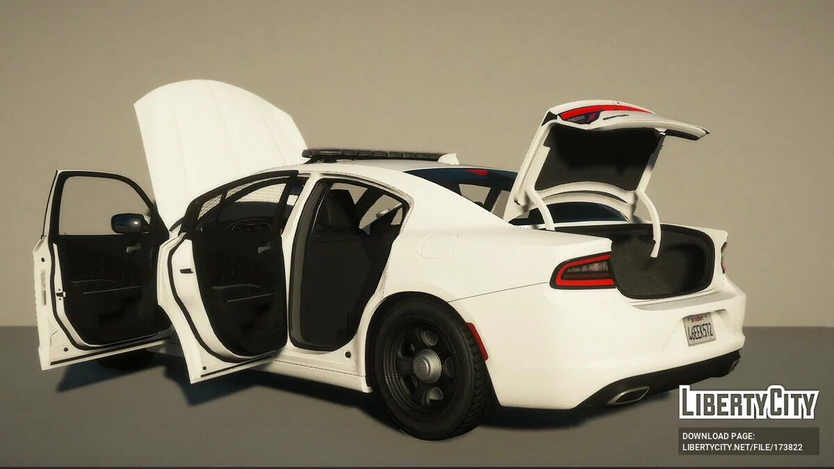 Dodge Charger 2016 Vanilla Police v1.2 / GTA 5