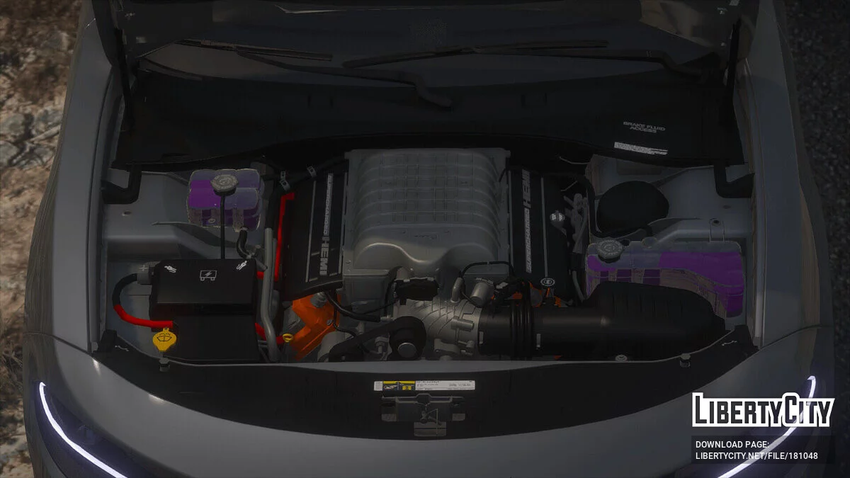 Dodge Charger Hellcat 2015 v4.1.1 / GTA 5