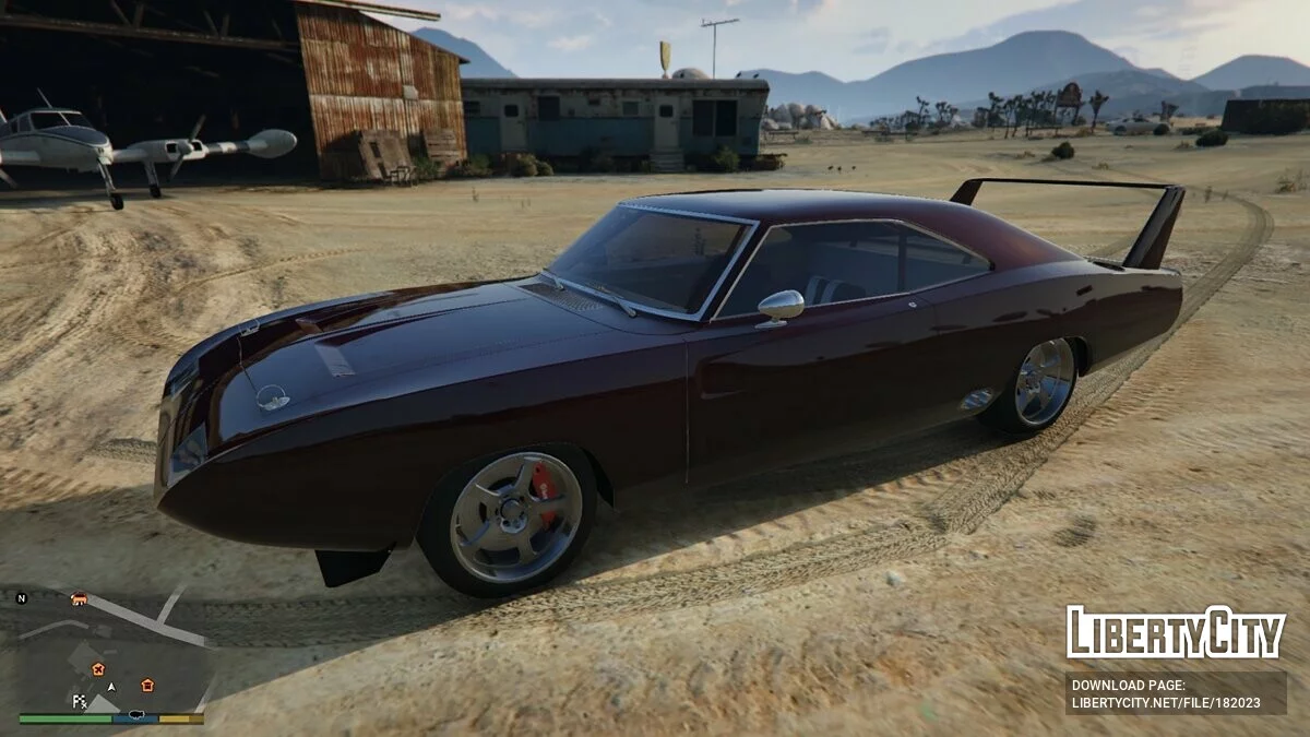 Charger Daytona 69 из Fast and Furious 6 [Add-On | VehFuncs V] 0.4 / GTA 5