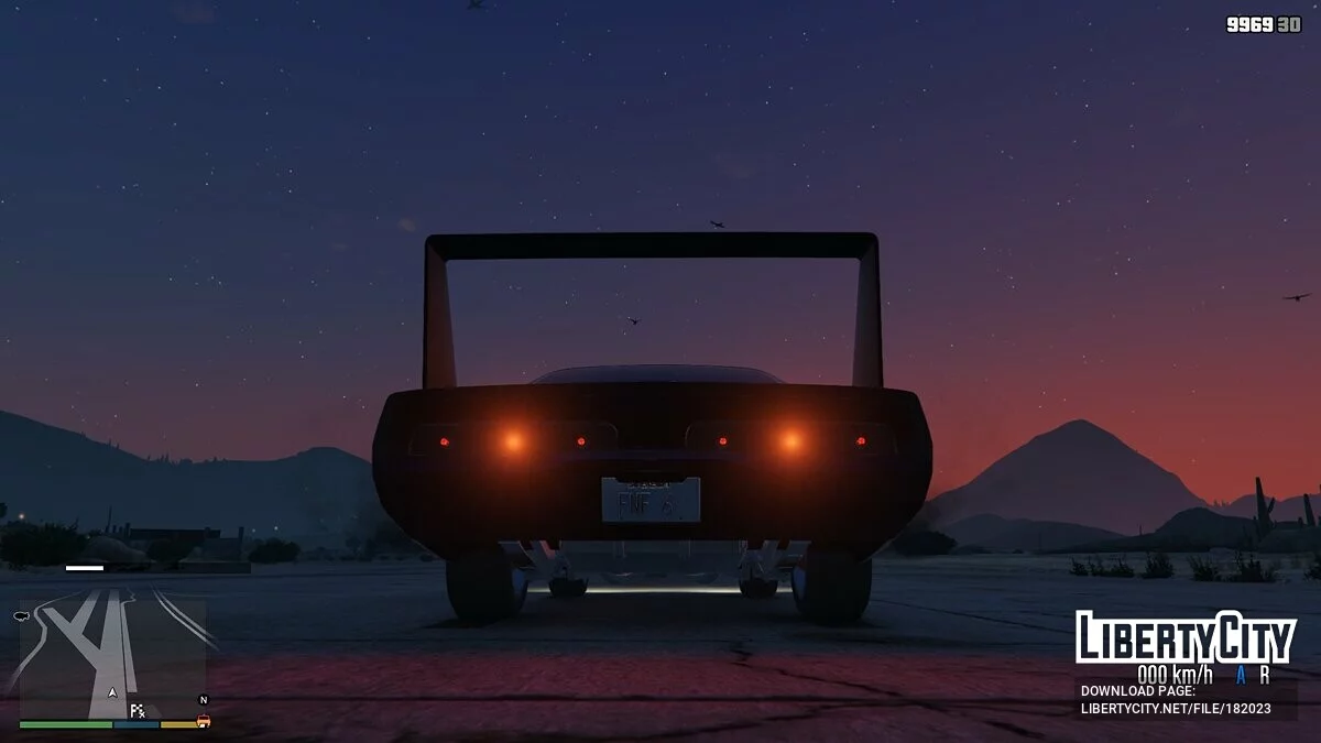 Charger Daytona 69 из Fast and Furious 6 [Add-On | VehFuncs V] 0.4 / GTA 5