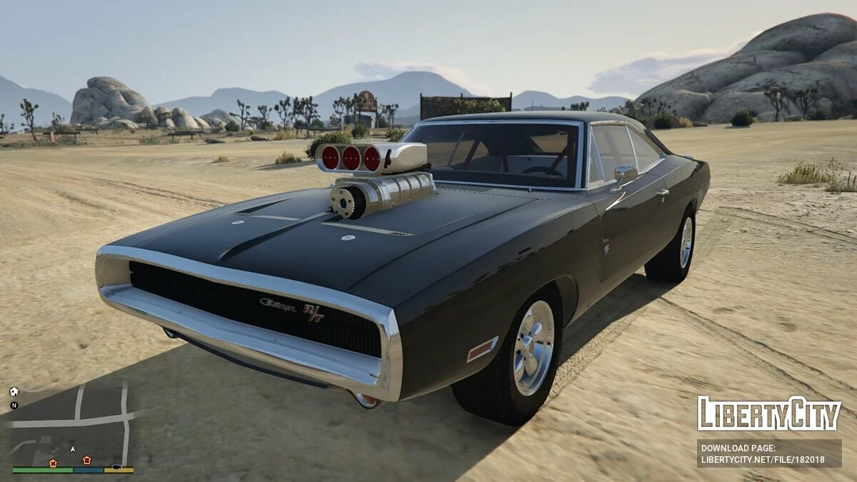 Charger RT 70 из The Fast and the Furious [Add-On | VehFuncs V] 0.5 / GTA 5