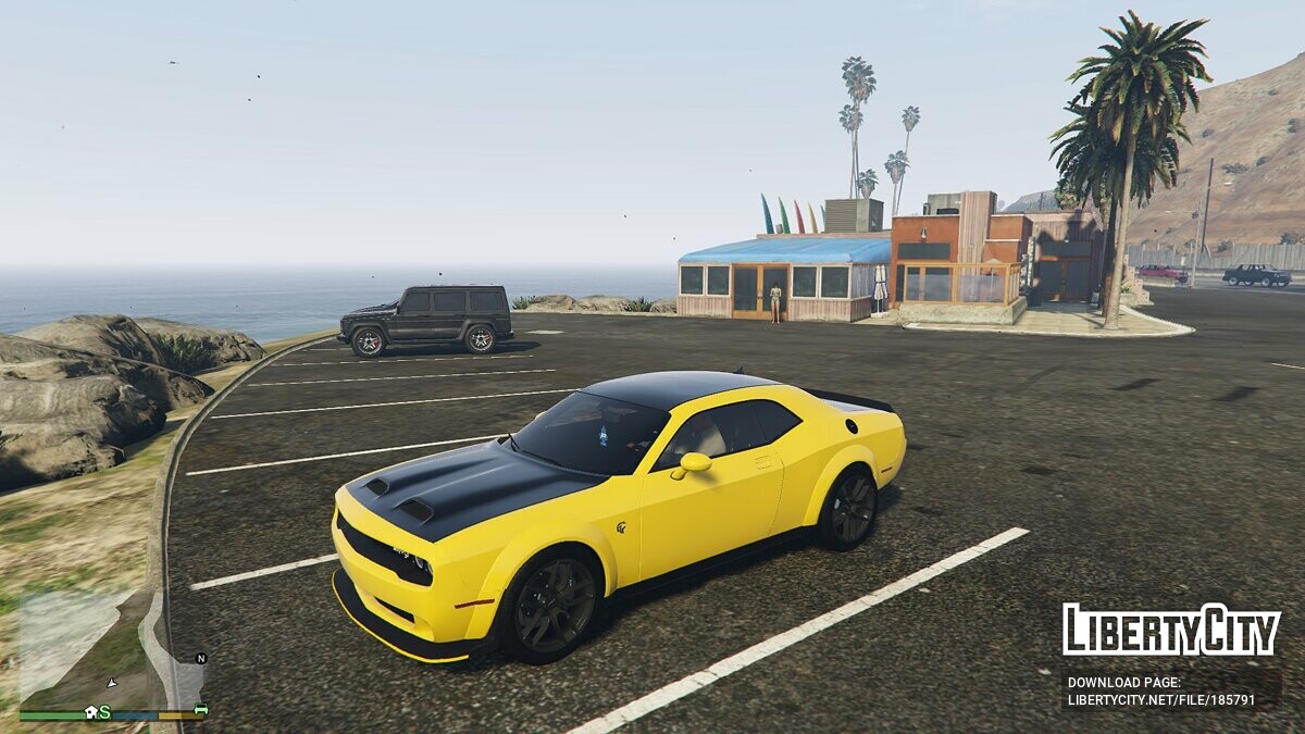 Скачать Dodge Challenger Hellcat Redeye Widebody для GTA 5