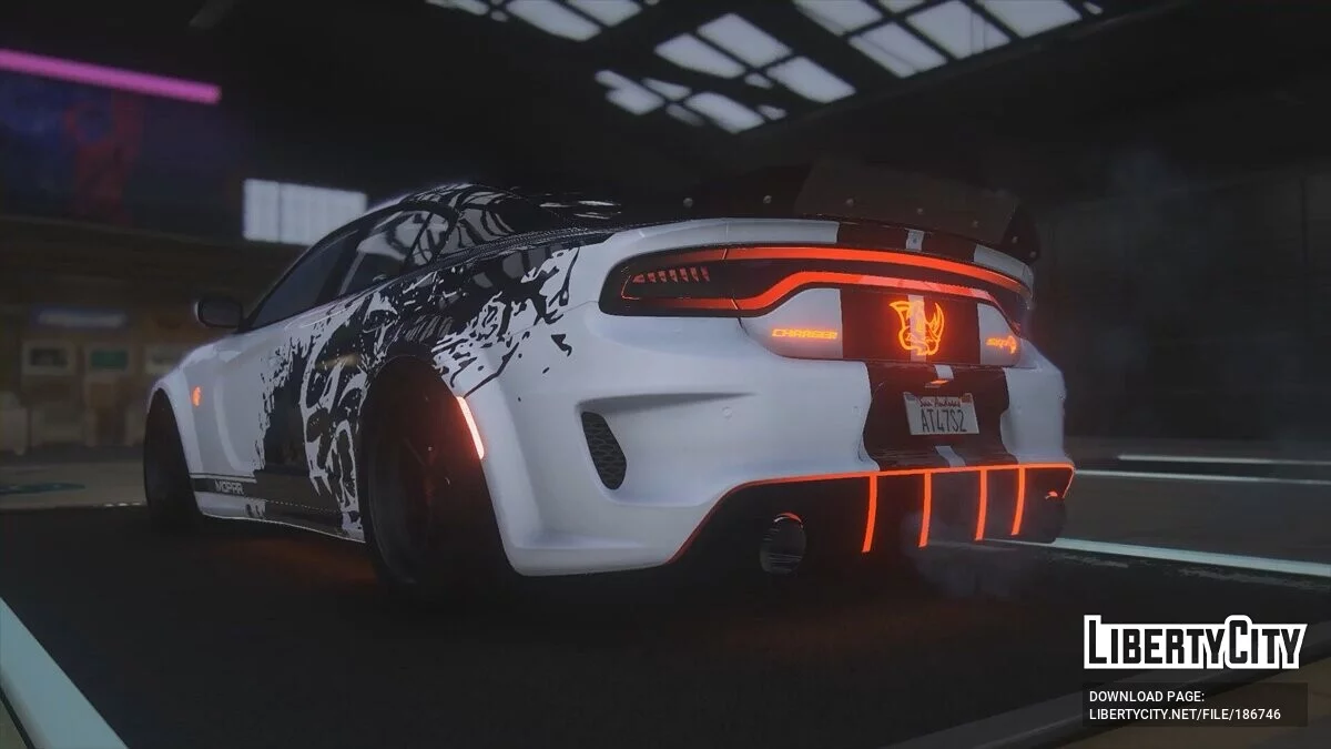 Dodge Charger Hellcat Custom Animated / GTA 5