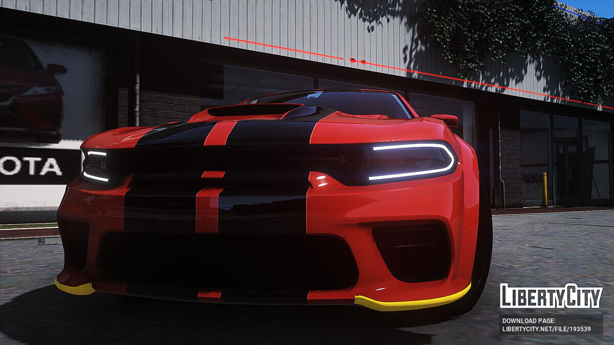 Скачать 2023 Dodge Charger SRT Hellcat Redeye Jailbreak (2 Vers) (SP &  FiveM) для GTA 5