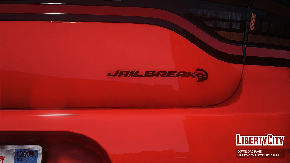 2023 Dodge Charger SRT Hellcat Redeye Jailbreak (2 Vers) (SP & FiveM) / GTA 5