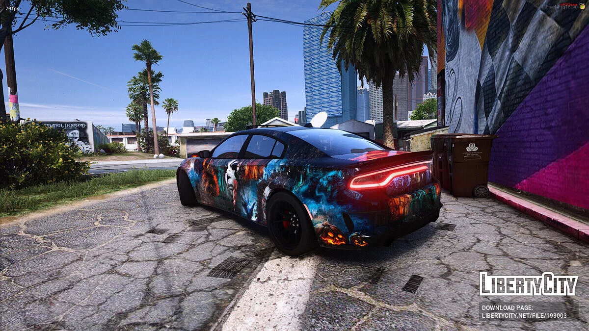 Dodge Charger Halloween Horror Widebody Hellcat / GTA 5