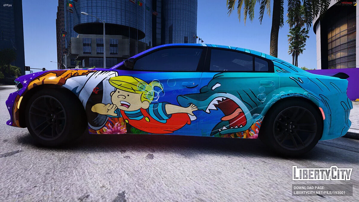 Dodge Charger Widebody Hellcat Dennis The Menace / GTA 5