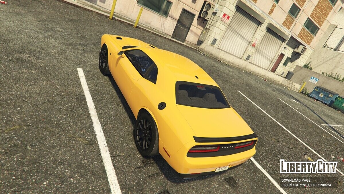 Скачать Dodge Challenger SRT Hellcat для GTA 5