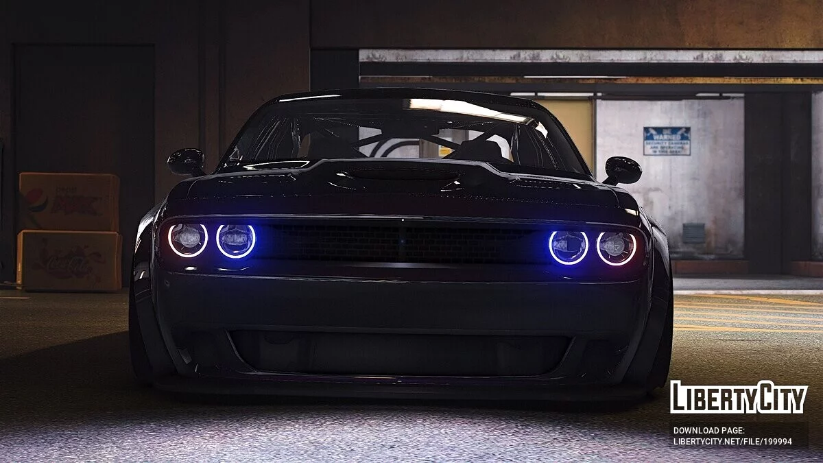 Dodge Challenger WideBody Hellcat / GTA 5