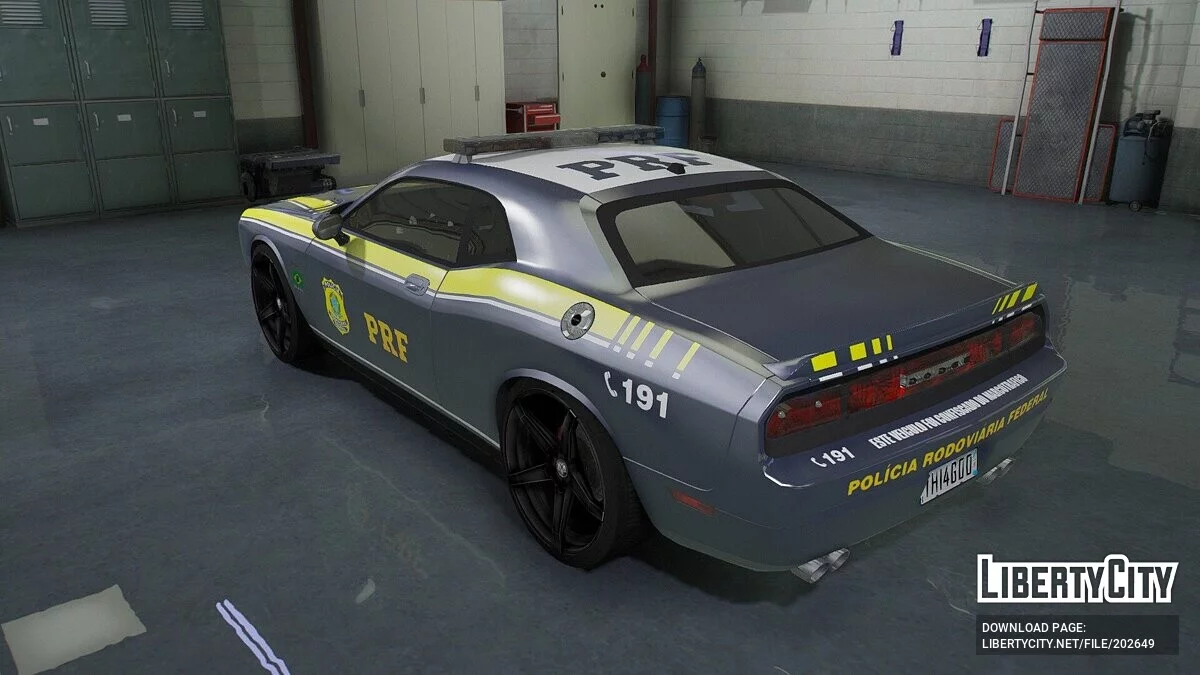 Dodge Challenger R/T Classic 2010 PRF - Policia Rodoviaria Federal / GTA 5