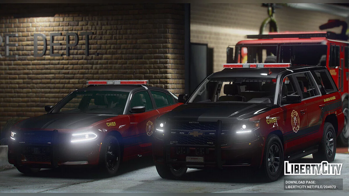2018 Dodge Charger Fire Command v1.0 / GTA 5