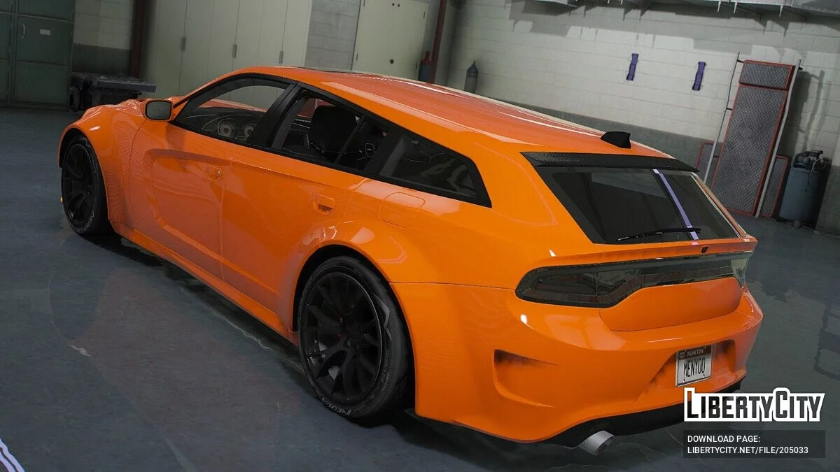 2018 Dodge Charger Wagon Concept Widebody 6 Seater Slider / GTA 5
