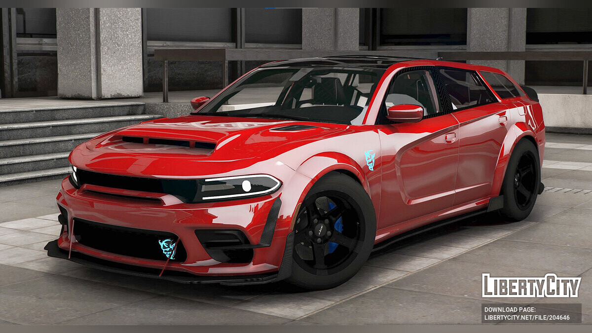 Скачать 2022 Dodge Charger Magnum SRT Demon v2 для GTA 5