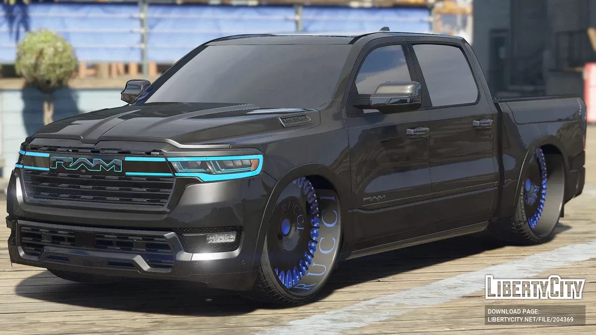 2024 Dodge Ram Blacked Custom With Air Suspension / GTA 5