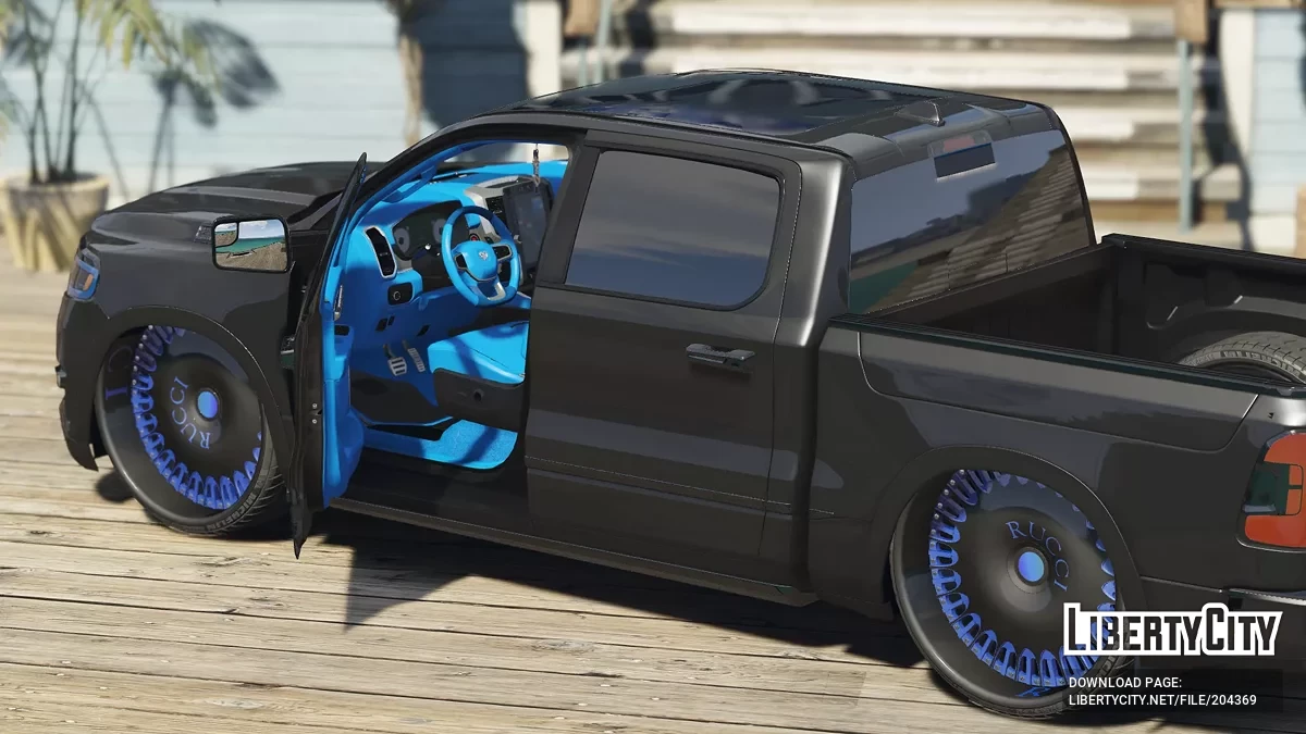 2024 Dodge Ram Blacked Custom With Air Suspension / GTA 5