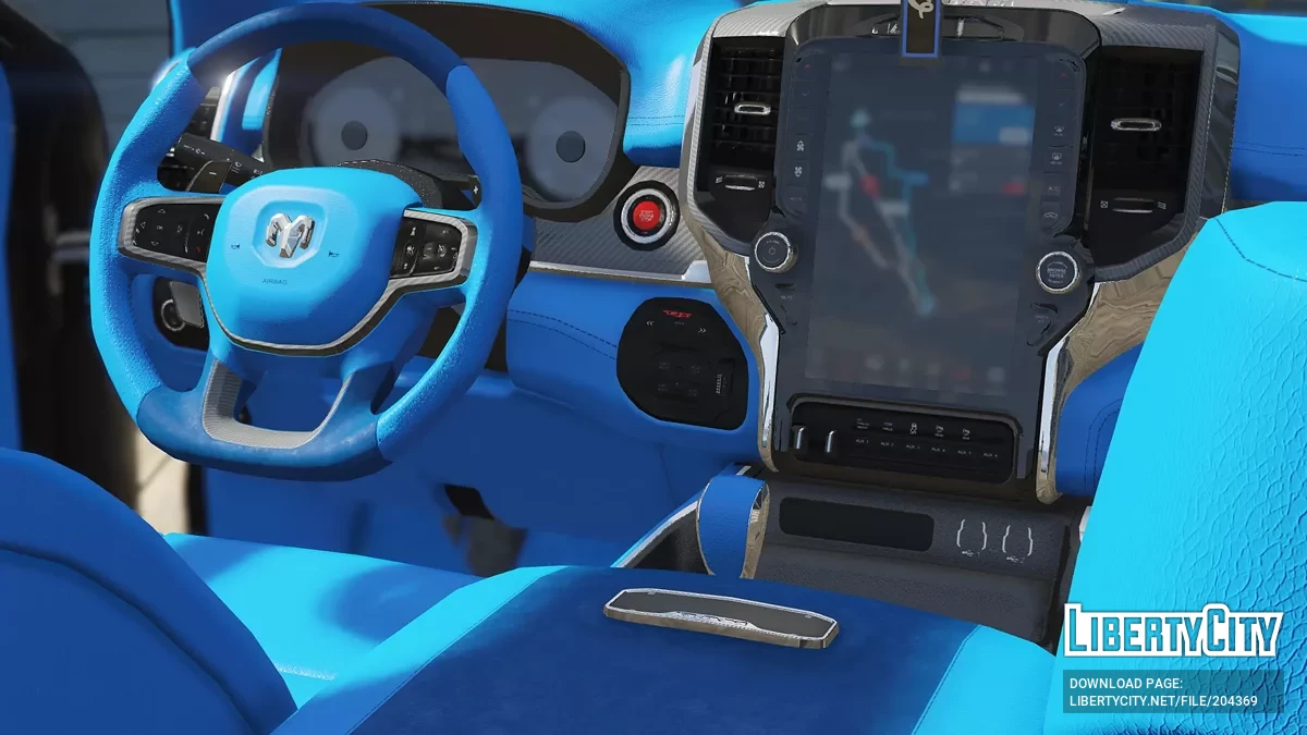 2024 Dodge Ram Blacked Custom With Air Suspension / GTA 5