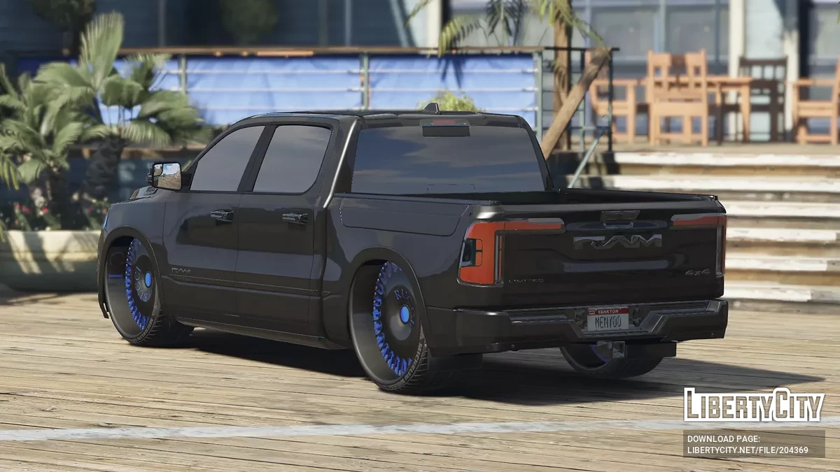 2024 Dodge Ram Blacked Custom With Air Suspension / GTA 5