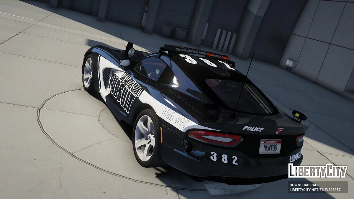 Dodge Viper Pursuit v1.0.4 / GTA 5