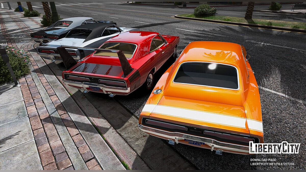 Скачать 1969 Dodge Charger Pack для GTA 5