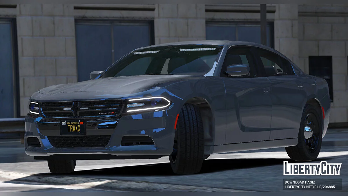 2018 Dodge Charger Unmarked v1.2 / GTA 5