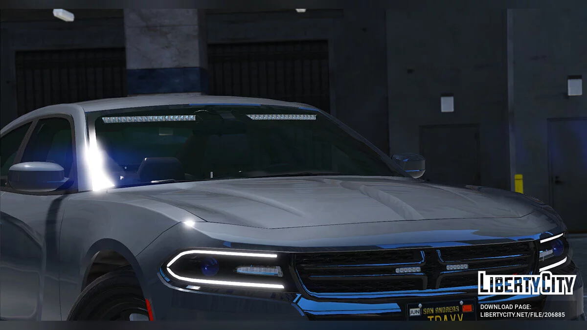 2018 Dodge Charger Unmarked v1.2 / GTA 5
