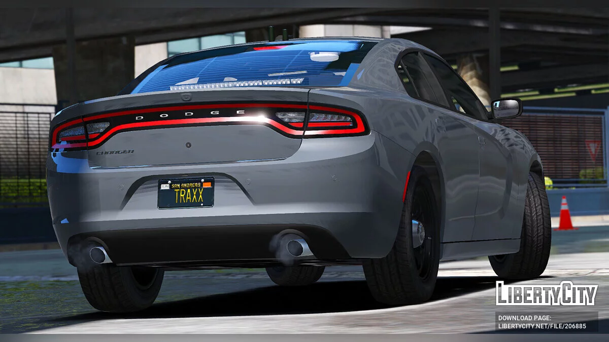 2018 Dodge Charger Unmarked v1.2 / GTA 5