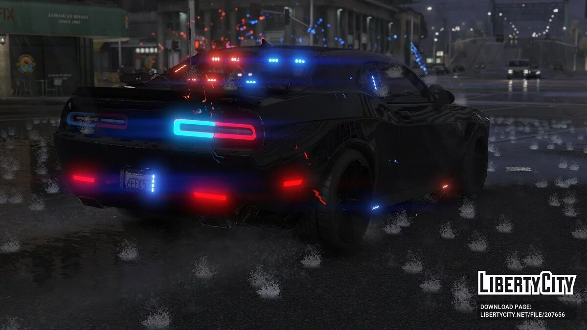 2023 Dodge Challenger SRT Hellcat Redeye Unmarked / GTA 5