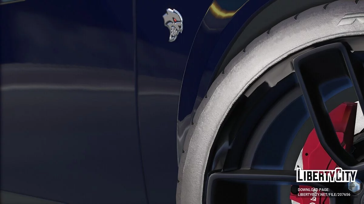2023 Dodge Challenger SRT Hellcat Redeye Unmarked / GTA 5