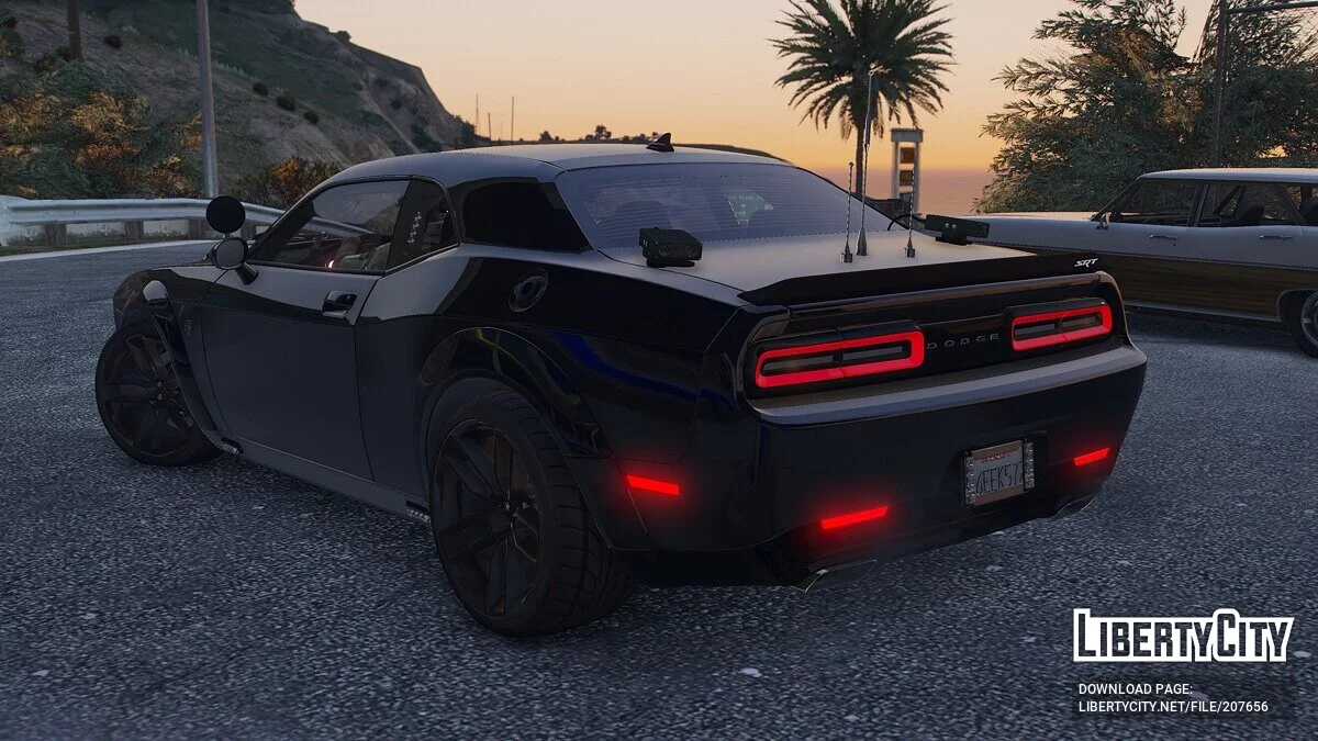 2023 Dodge Challenger SRT Hellcat Redeye Unmarked / GTA 5