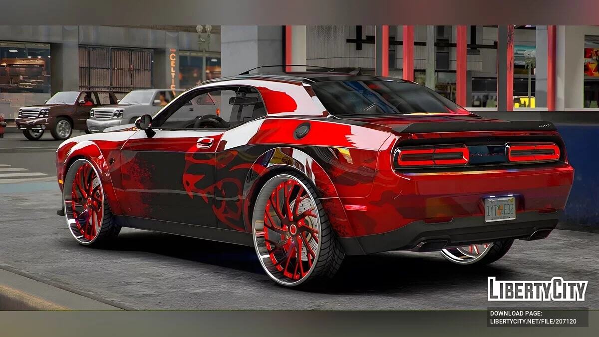 Dodge Challenger Hellcat Redeye On Forgiatos / GTA 5