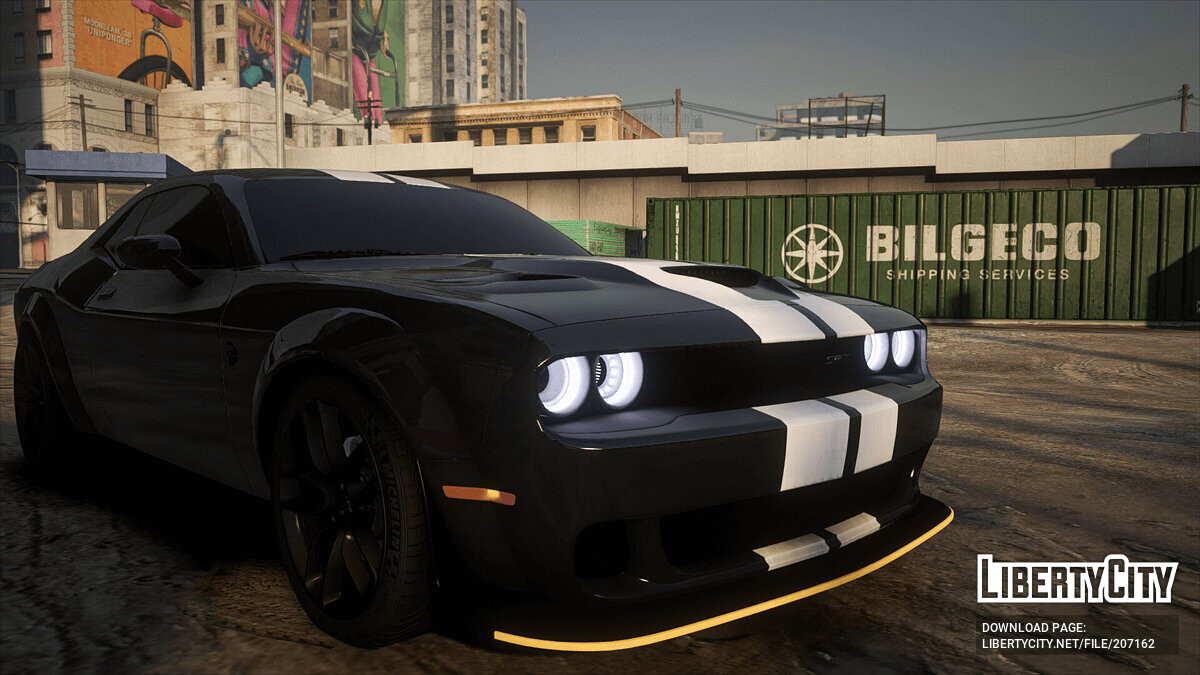 Скачать Dodge Challenger Hellcat Widebody 2021 для GTA 5