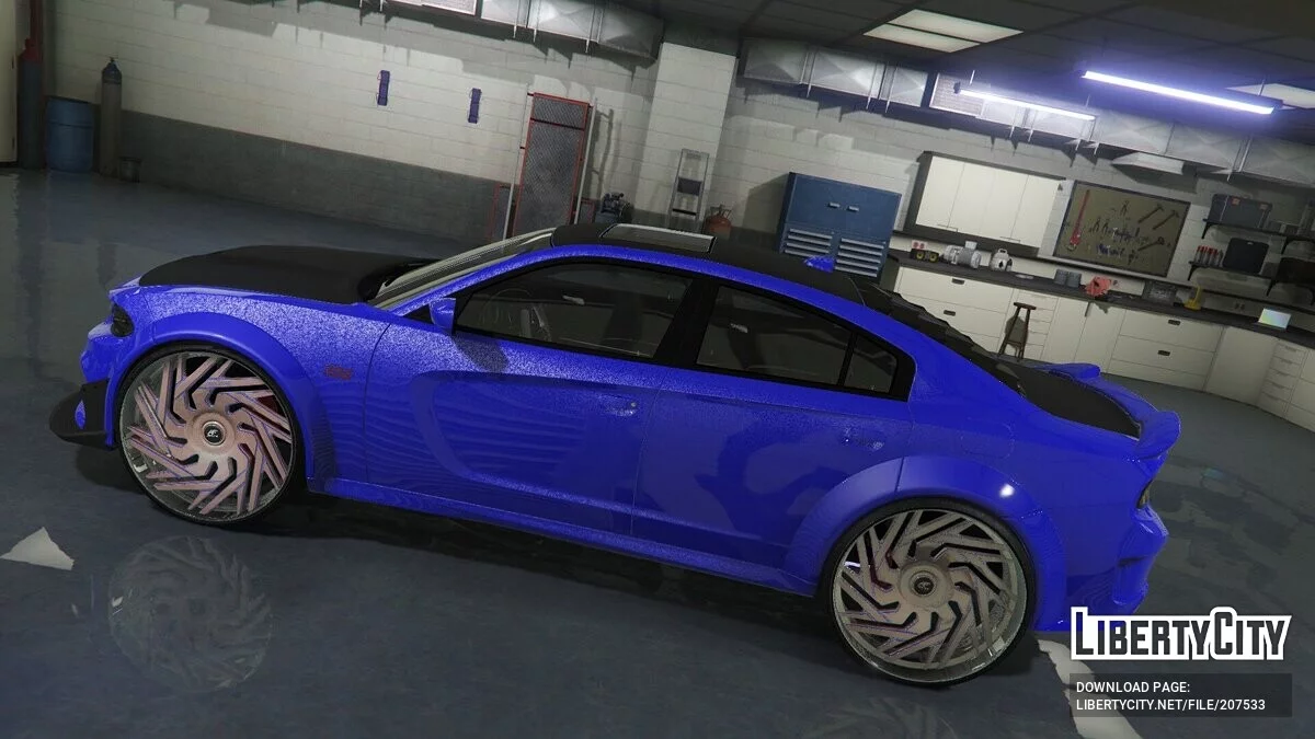 Dodge Charger 392 on AF's Custom Widebody / GTA 5
