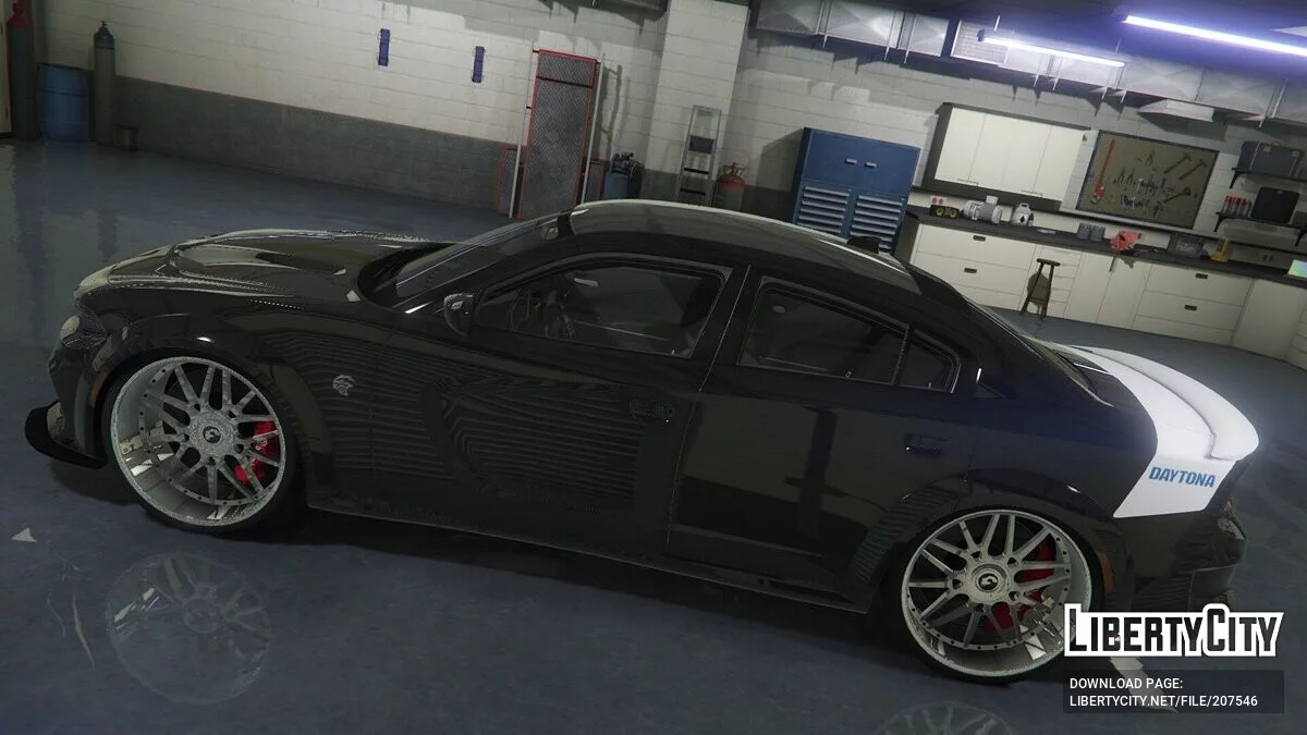 Dodge Charger SRT Demon Daytona Mafia On Forgiatos / GTA 5