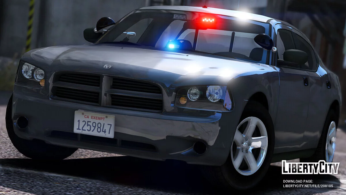 2009 Dodge Charger Unmarked / GTA 5