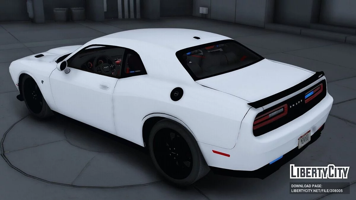2016 Dodge Challenger SRT Hellcat Unmarked / GTA 5