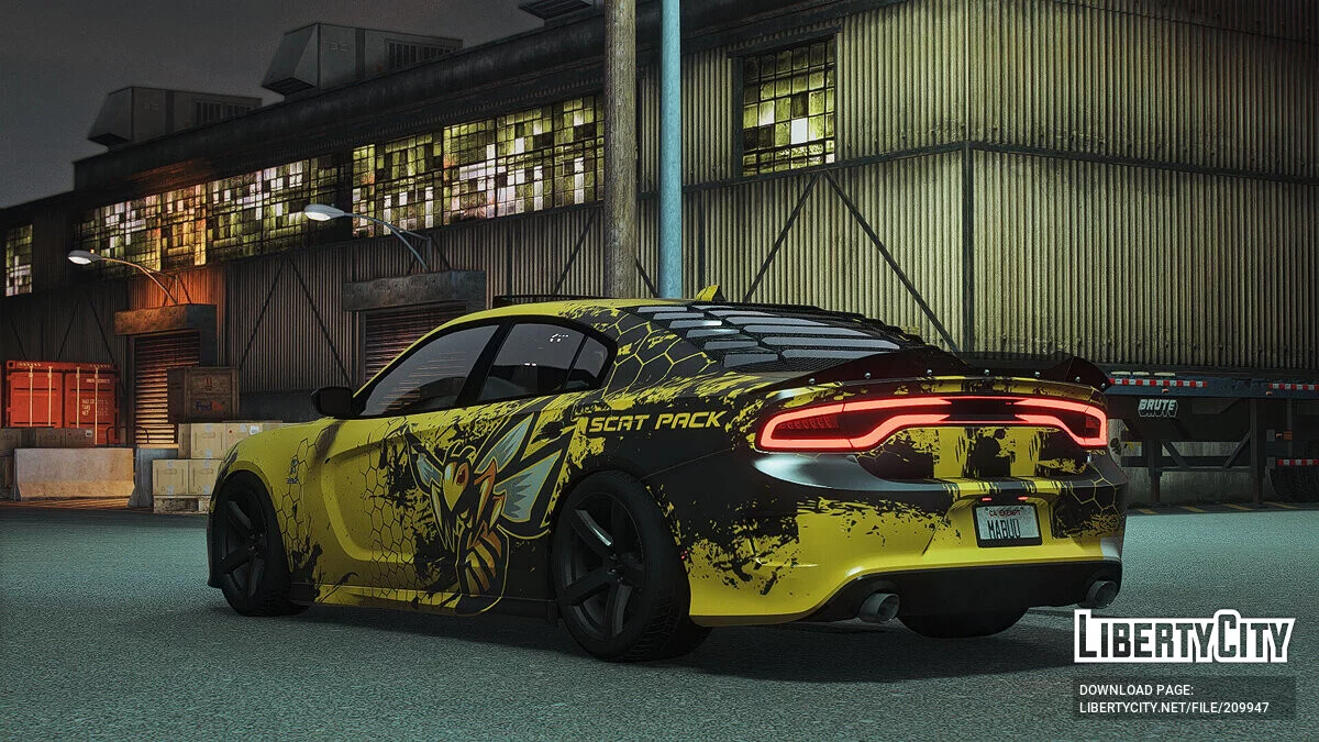 2018 Dodge Charger Tech SRT Widebody HoneyBee / GTA 5