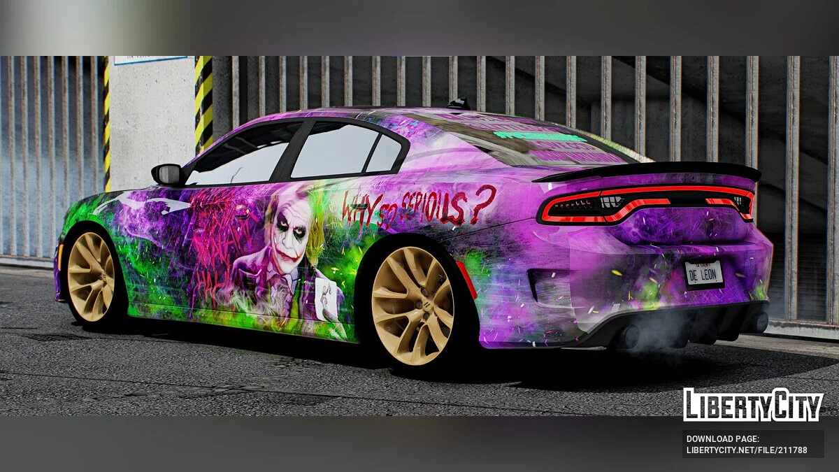 2016 Dodge Charger Scatpack Joker Edition / GTA 5