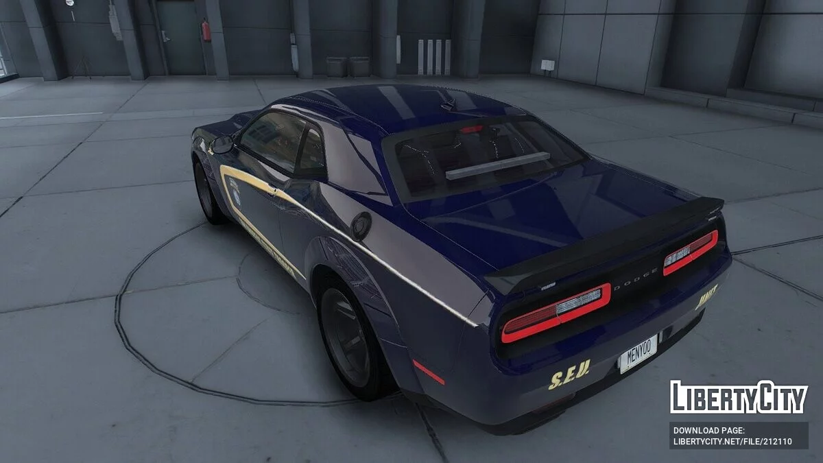 2018 Dodge Challenger SRT Demon Police / GTA 5