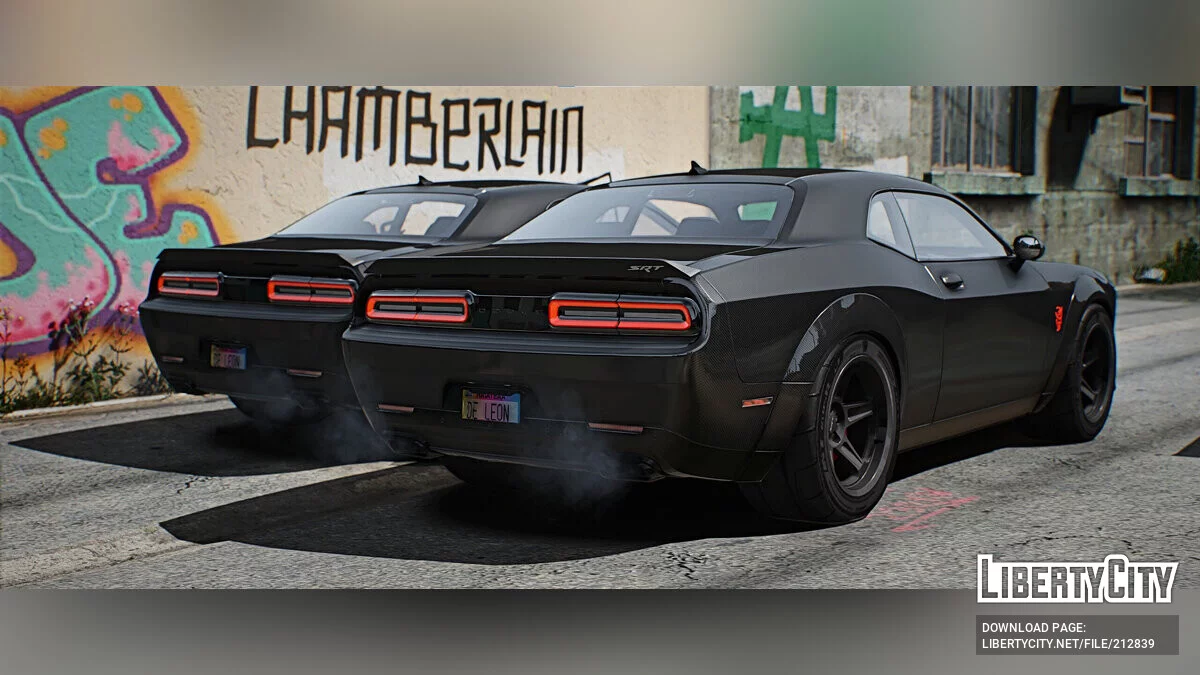 Custom 2018 Dodge Challenger Demon 1220HP SpeedKore Edition / GTA 5