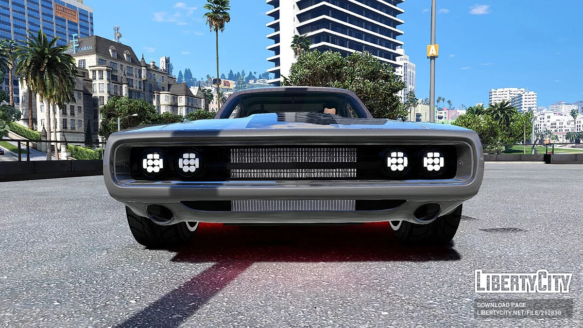 Dominic Toretto's Ice Dodge Charger v1.0 / GTA 5