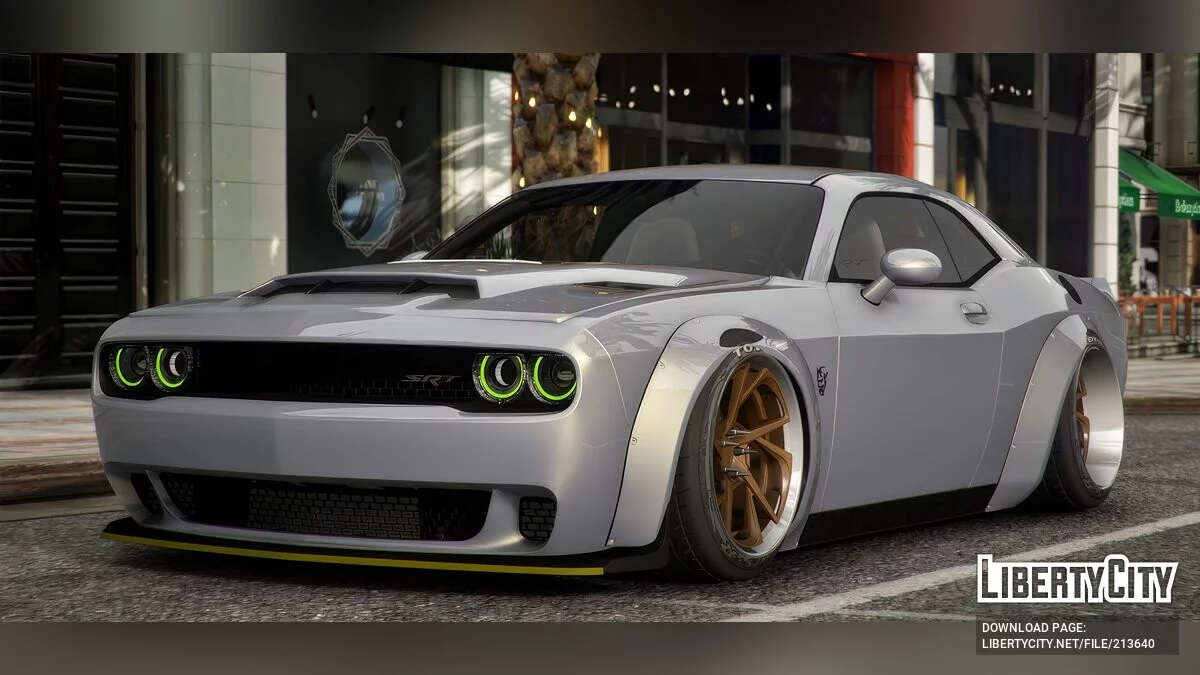 Dodge Challenger SRT Demon Widebody Bagged / GTA 5