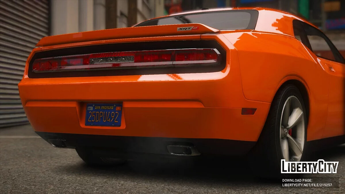 2010 Dodge Challenger SRT8 v1.0 / GTA 5