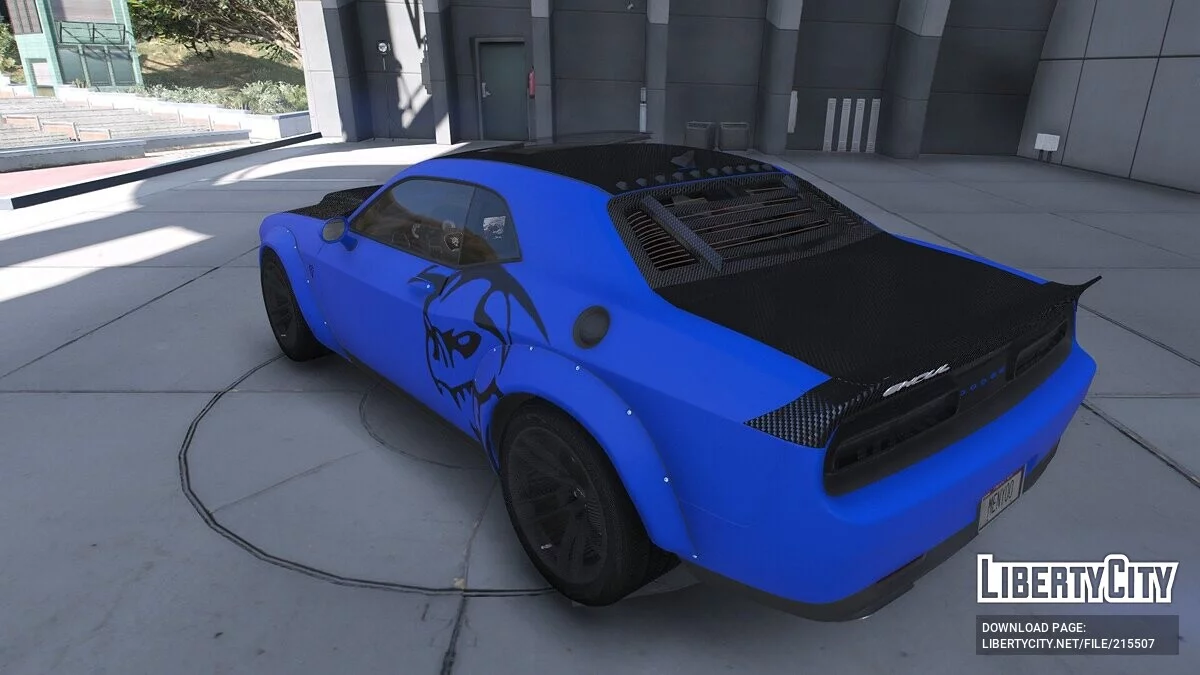 2021 Dodge Challenger Ghoul Liberty Walk / GTA 5